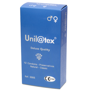 Preservativos Unilatex Natural Classic - Packs de 24 cajas de 12 uds.